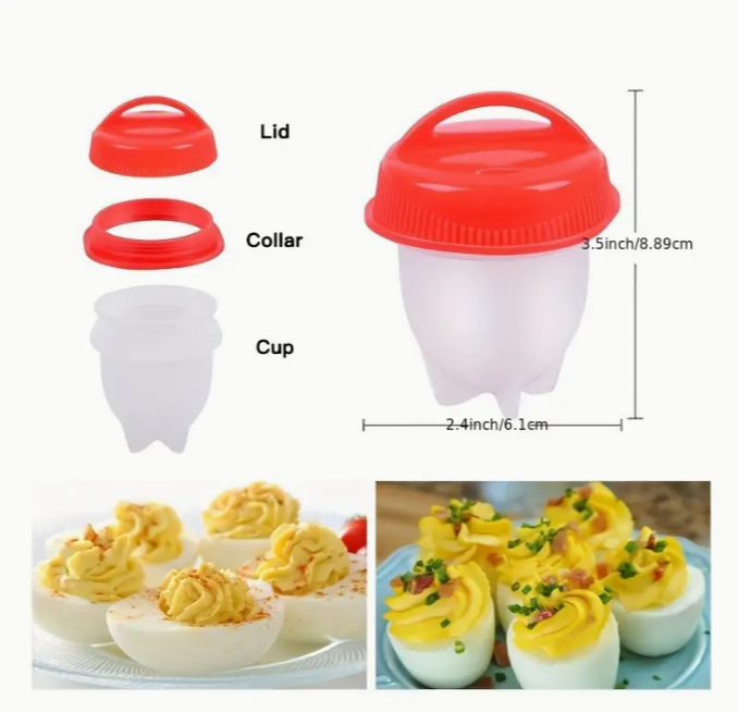 SET DE 6 HERVIDORES DE HUEVOS