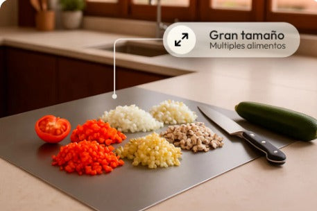 Tabla para picar en Acero inoxidable