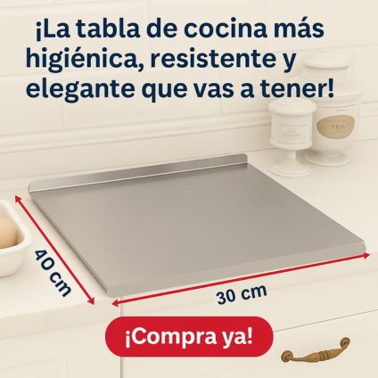 TABLA ACERO 30*40