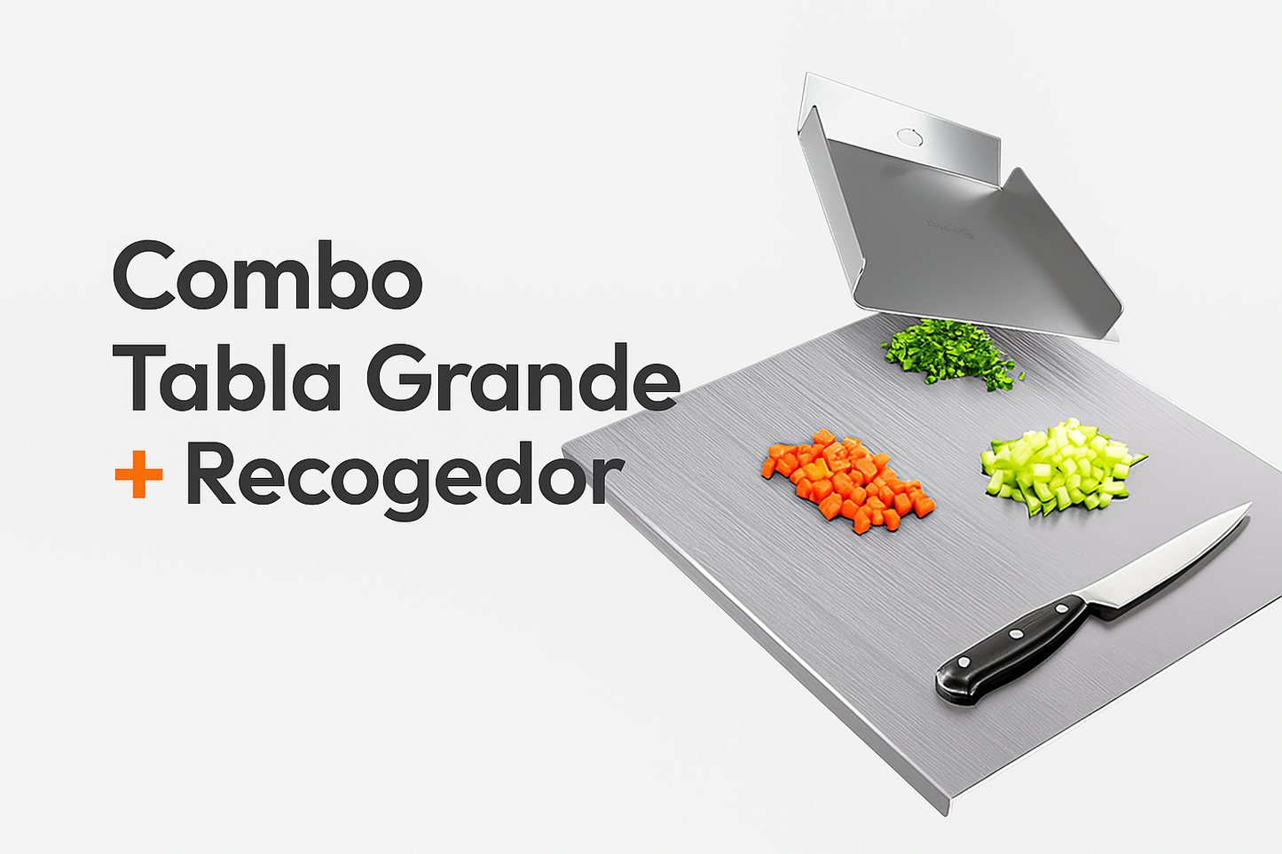 Tabla para picar en Acero inoxidable